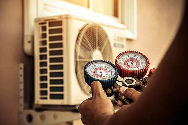 Professional Hvac technician working in Shelby, MI
